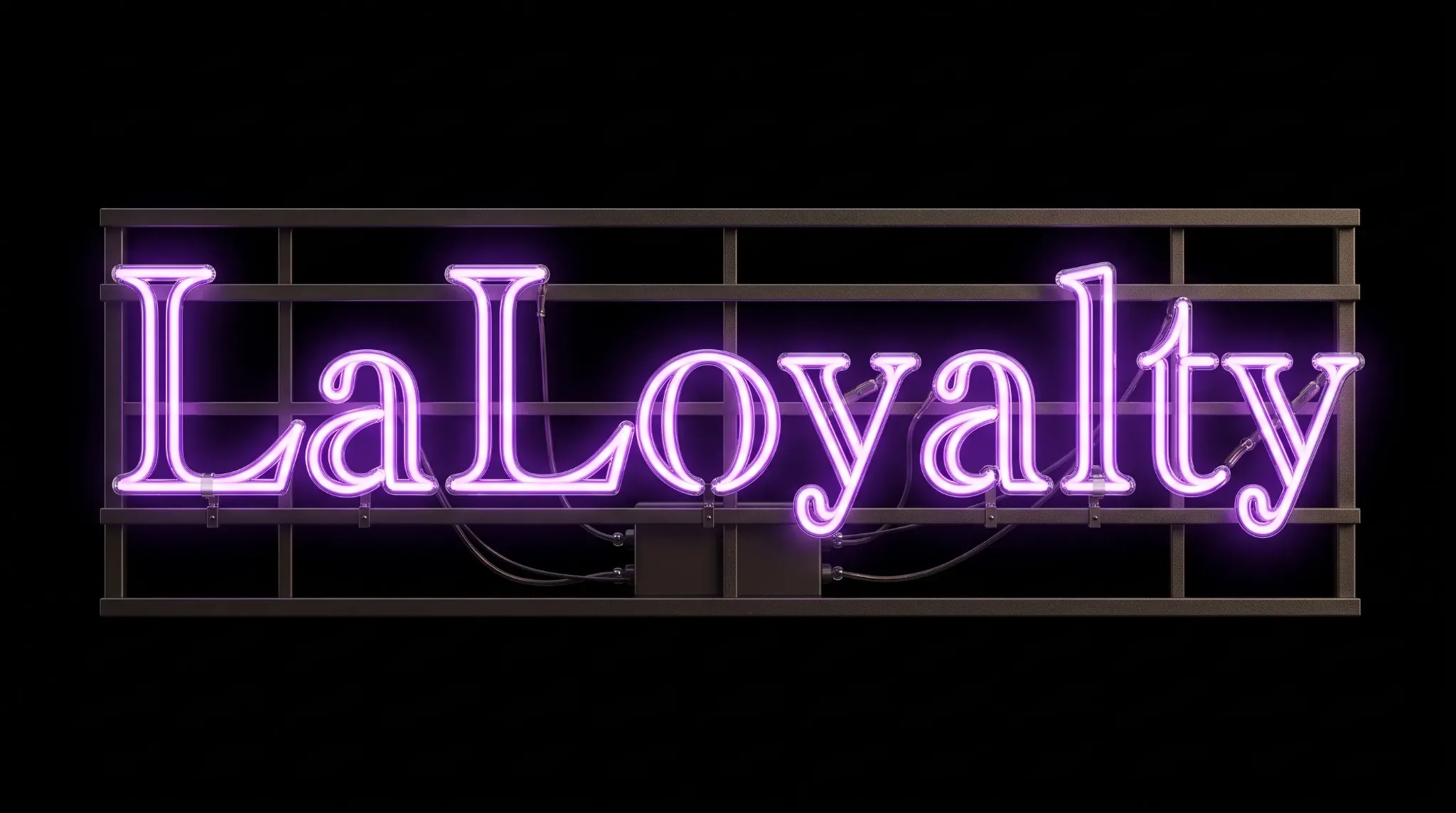 LaLoyalty neon installation